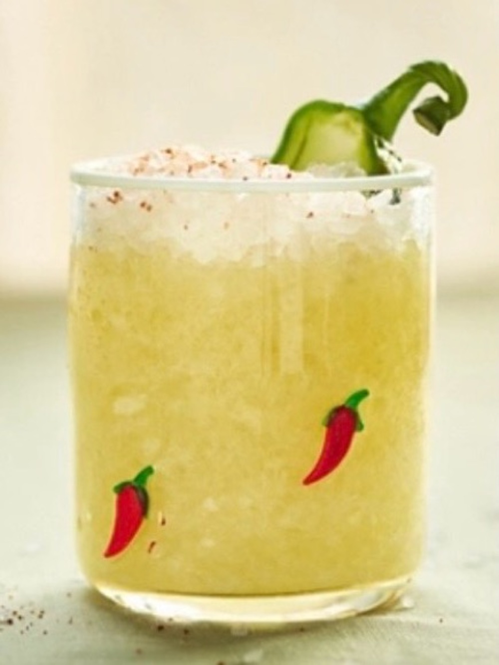 Anthropologie Icon Juice Glass Chili New in Box